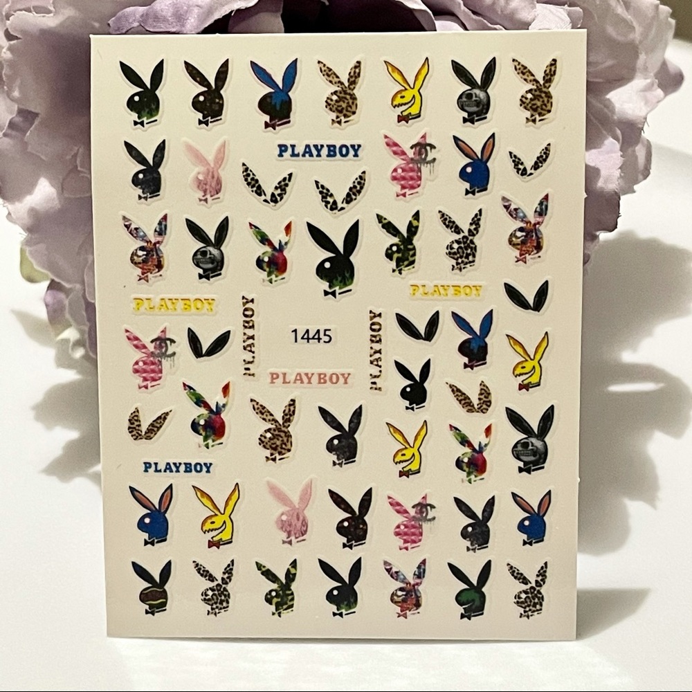 Luxury Designer Logo Fingernail Art Stickers